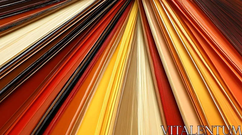 Abstract Design with Warm Color Swatches AI Image