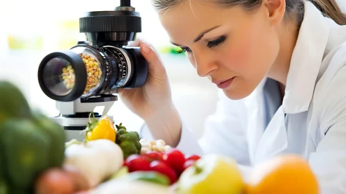 Food Science Research in Laboratory