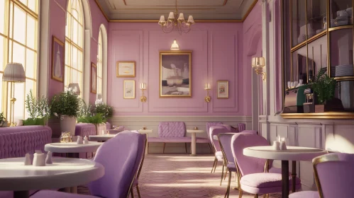 Soft Hues in a Cafe Setting