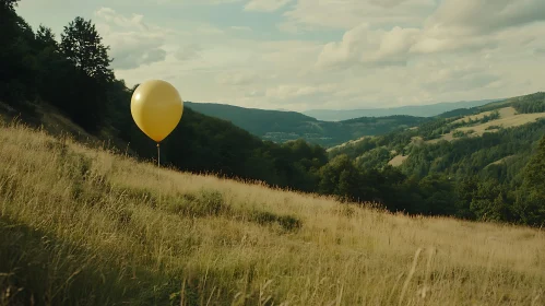 Balloon in a Field