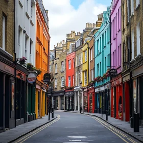 Urban Street with Vibrant Architecture