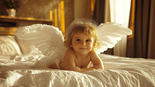 Serene Angelic Child Portrait