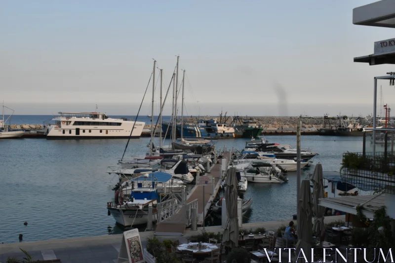 PHOTO Limassol Harbor and Moored Yachts