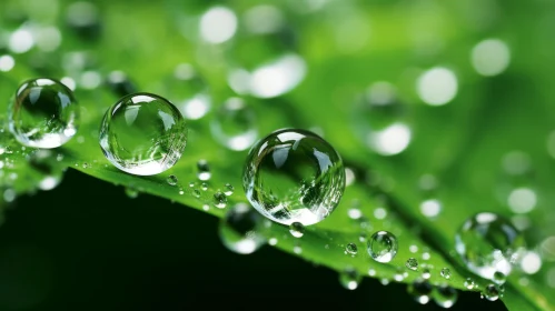 Luminous Dew Drops: A Celebration of Nature's Minutiae