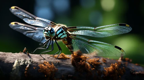 Mystical Dragonfly: A Blend of Reality and Fantasy