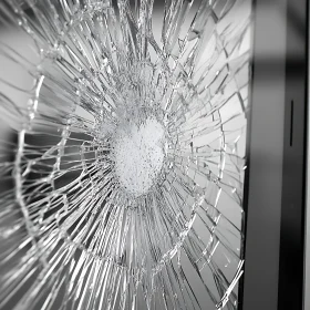 Shattered Display: An Image of Broken Glass