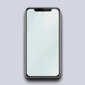 Minimalist Smartphone on Neutral Background