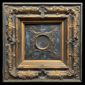 Antique Decorative Frame with Intricate Details