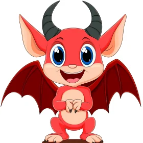 Cute Demon Cartoon Image