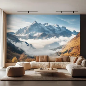 Snowy Mountain View Interior