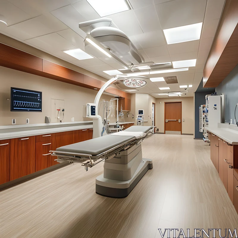 AI ART Surgical Room with Advanced Medical Equipment