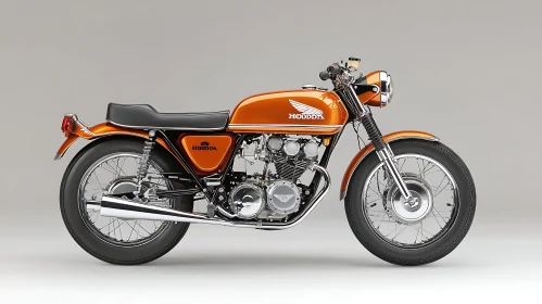 Orange Motorcycle: A Timeless Classic Design