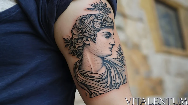 Intricate Classical Arm Tattoo AI Image