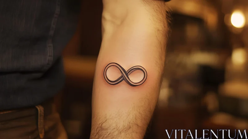 Infinity Symbol Tattoo Design AI Image