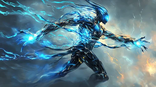 Abstract Figure of Blue Energy