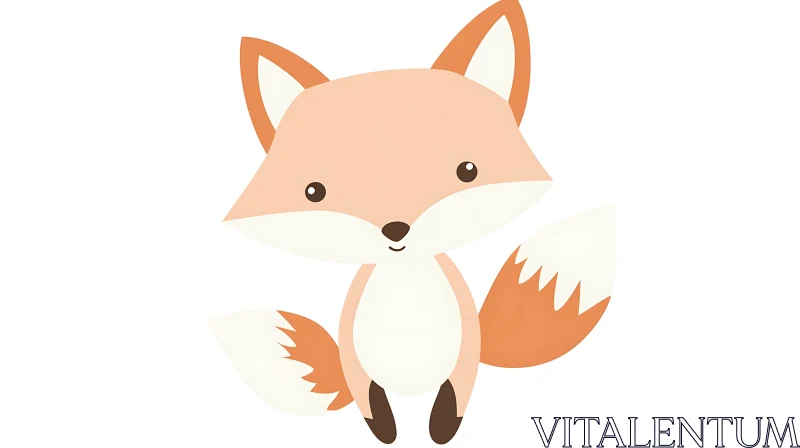 Whimsical Fox Character Design AI Image