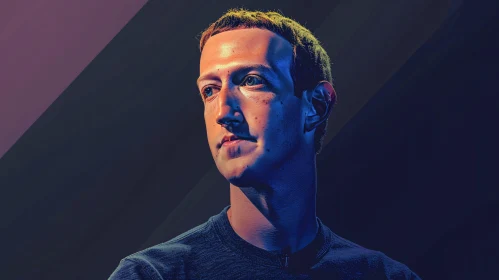 Mark Zuckerberg Digital Art