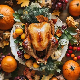 Autumn Harvest Turkey Dinner Arrangement