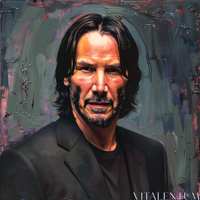 AI ART Portrait of Keanu Reeves