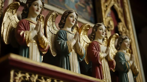 Four Angels in Supplication