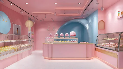 Sweet Escape: A Pink Candy Store