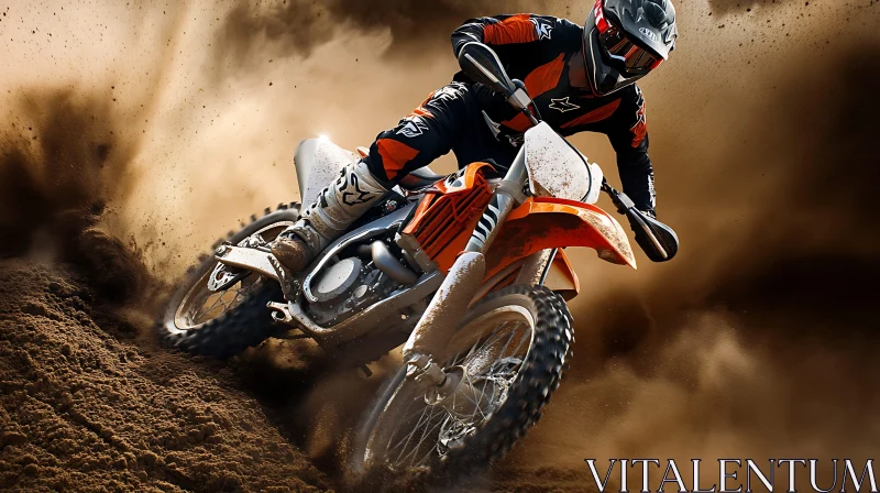 AI ART Dirt Bike Sand Race