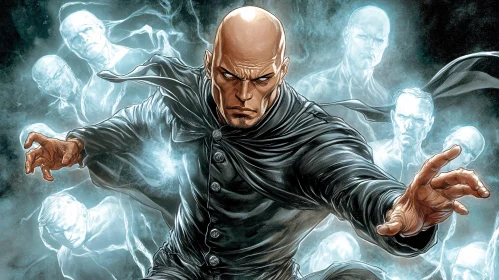 Lex Luthor Telekinetic Comic Art