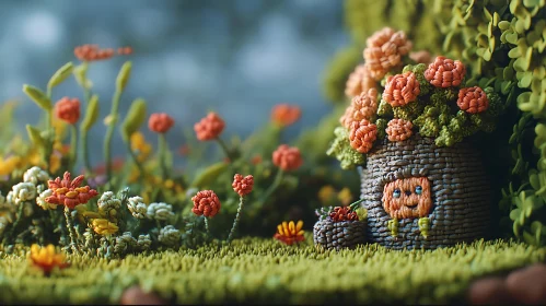 Miniature Floral House