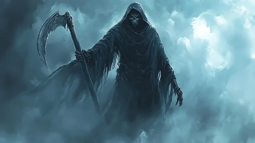 Grim Reaper in Misty Abyss