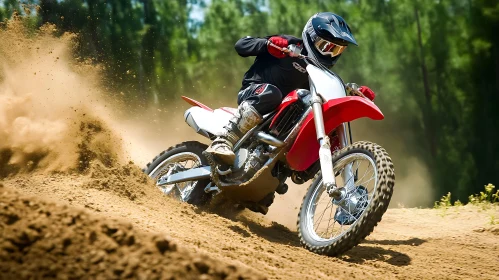 Motorcycle Dirt Track Racing