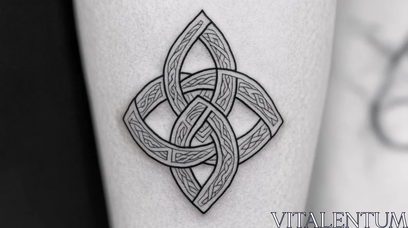 Celtic Knot Tattoo Art AI Image