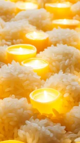 Luminous Seascape of Candle-lit Pulao Rice