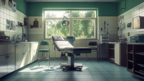 Retro Medical Interior