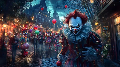 Night Carnival of Clowns