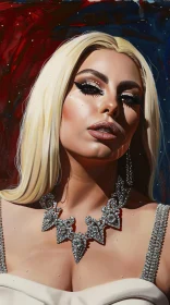 Lady Gaga in Glamorous Portrait