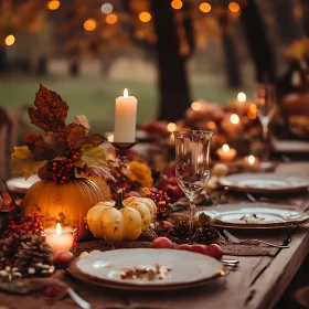 Pumpkins and Candles: Autumn Celebration