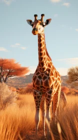 Stunning Photo-realistic Giraffe in Desert | Octane Render