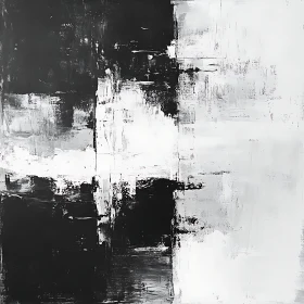 Monochrome Abstract Masterpiece