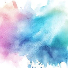 Subtle Gradient Watercolor Painting