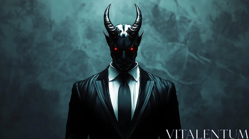 A Demon In A Business Suit AI Image