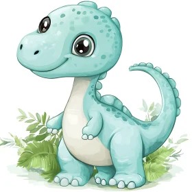 Pastel Dinosaur Character Design for Children