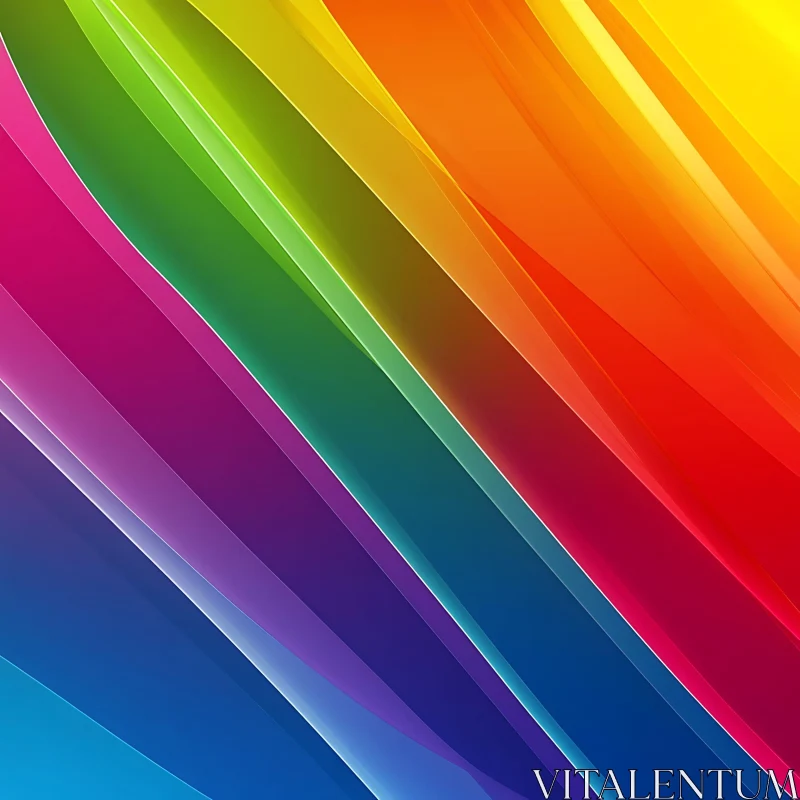 Spectrum of Colors Abstract Design