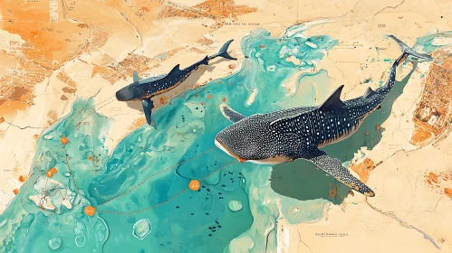Ocean Giants on Canvas