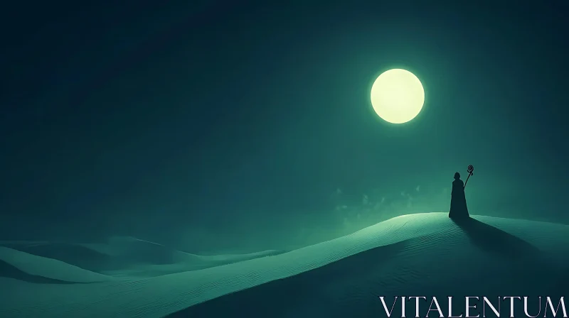 Lunar Desert Silhouette