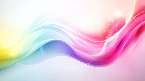 Ethereal Pastel Color Swirls Design