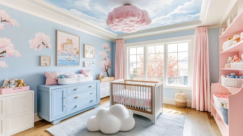 Calming Nursery Interior Design