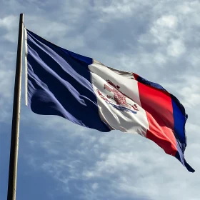Flag Flying in the Wind
