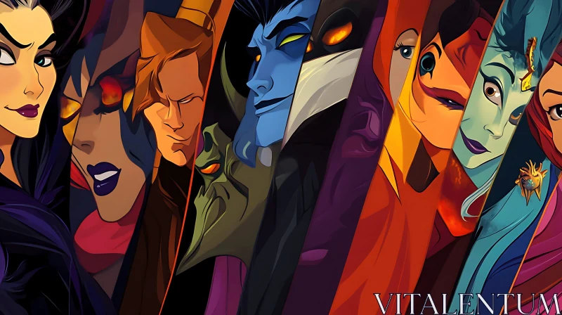 Collage of Animated Antagonists