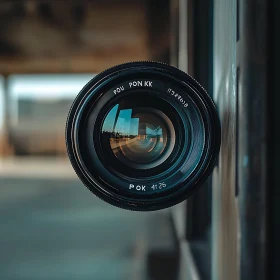 Intricate View Through a Camera Lens