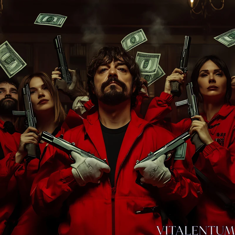 Red Jumpsuit Gang in Action